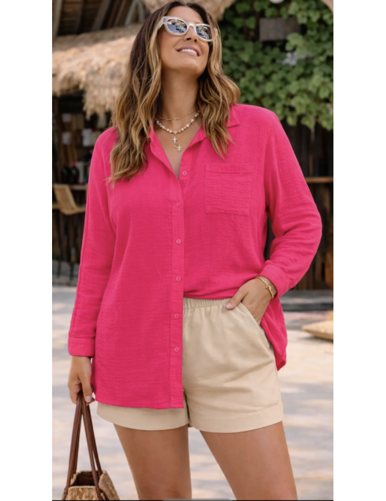 CHEMISE GAZ de COTON