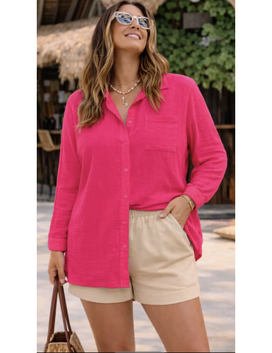 CHEMISE GAZ de COTON