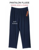 PANTALON FLUIDE ACÉTATE