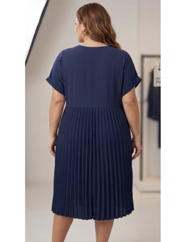 ROBE COURTE PLISSÉE