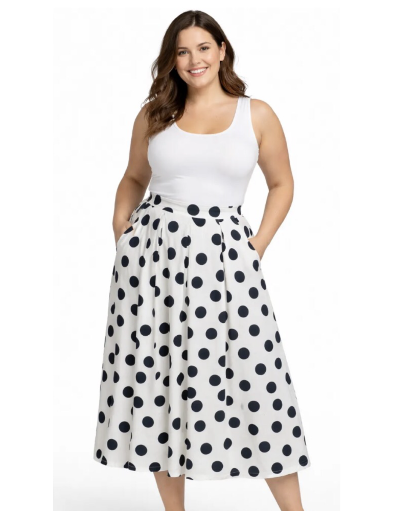 JUPE à POIS