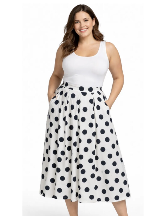 JUPE à POIS