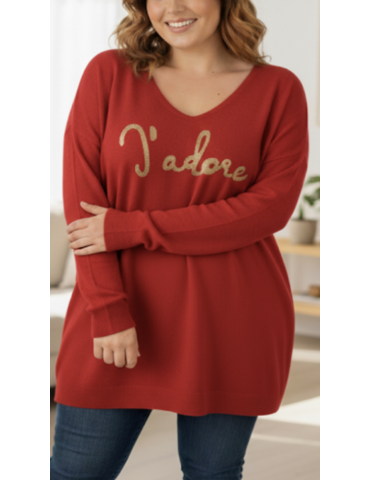 PULL J’ADORE MAILLE DOUCE