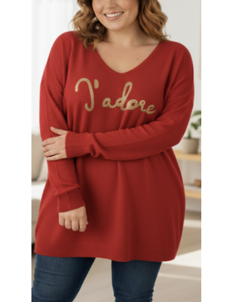 PULL J’ADORE MAILLE DOUCE