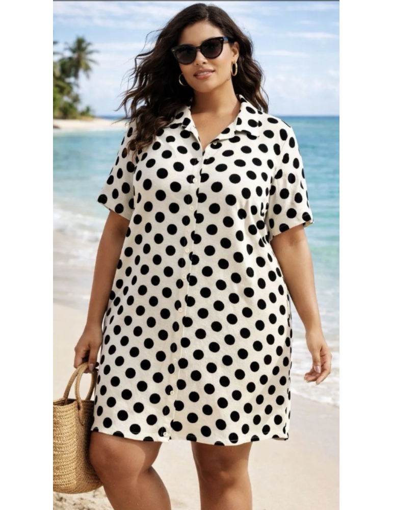 ROBE à POIS