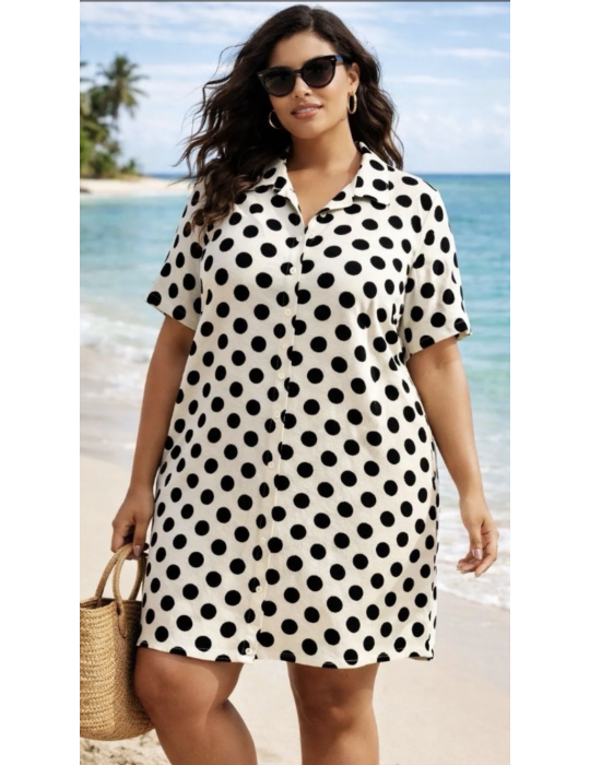 ROBE à POIS