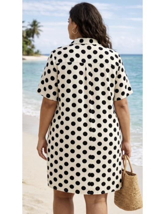 ROBE à POIS