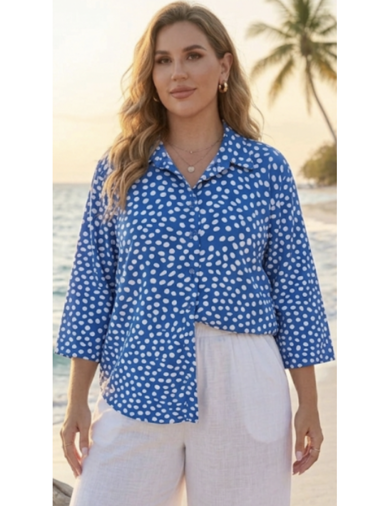 CHEMISE à POIS
