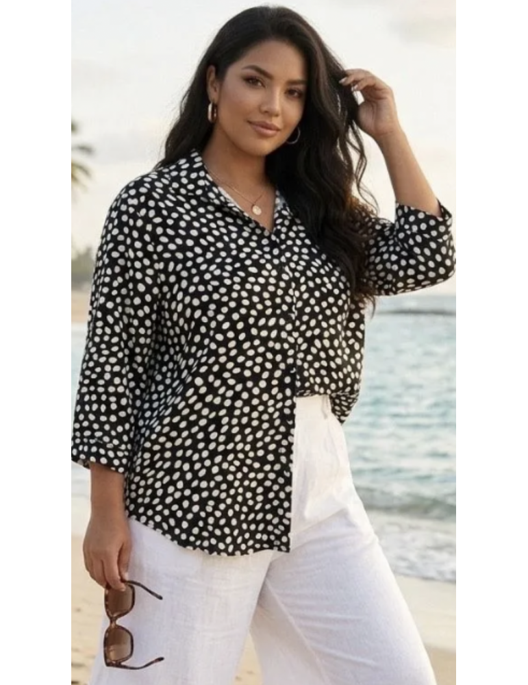CHEMISE à POIS