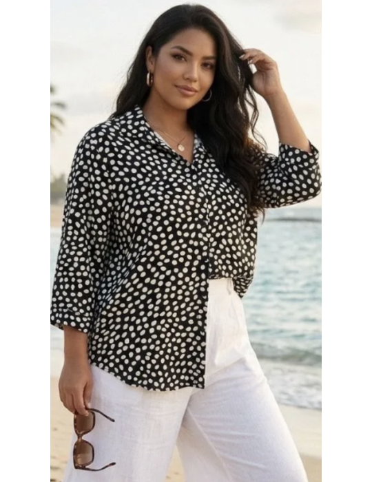CHEMISE à POIS