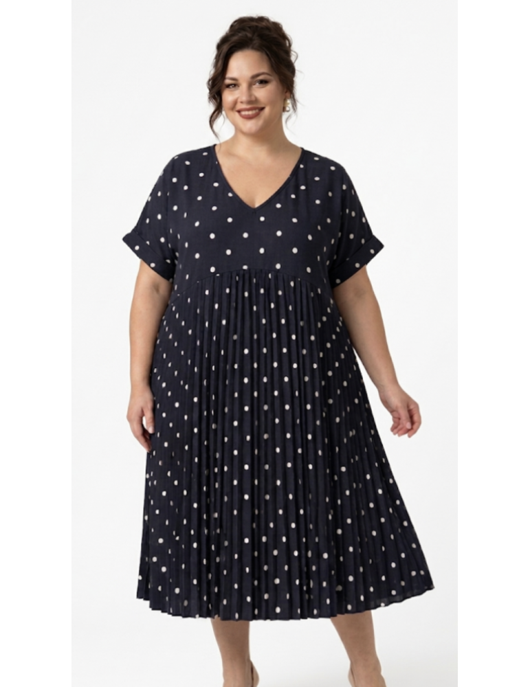 ROBE COURTE PLISSÉE