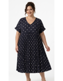 ROBE COURTE PLISSÉE