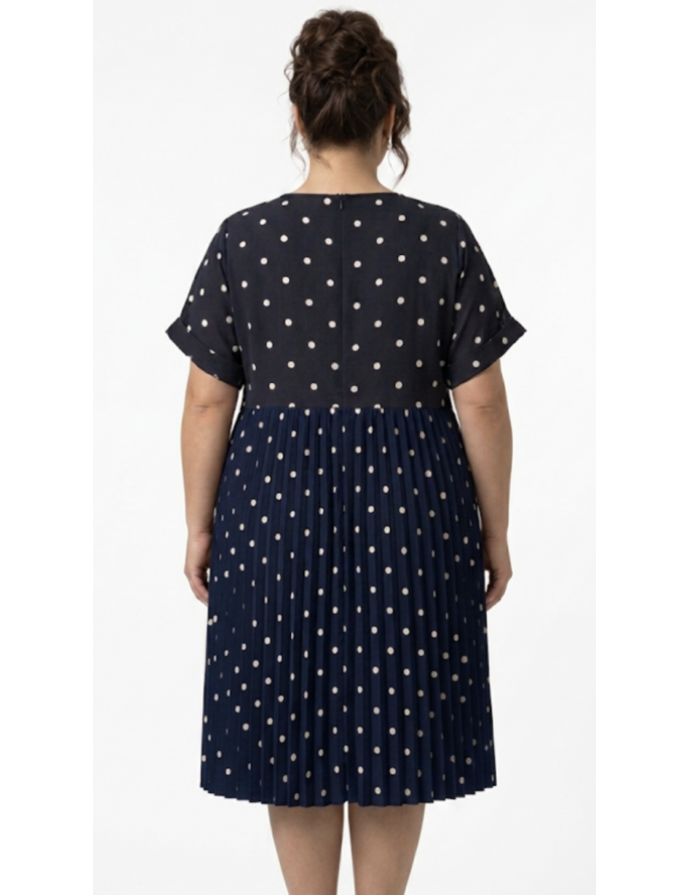 ROBE COURTE PLISSÉE