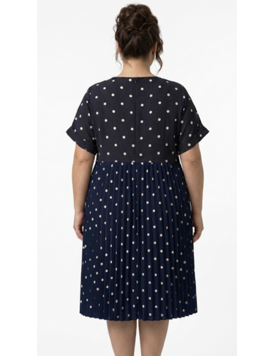 ROBE COURTE PLISSÉE