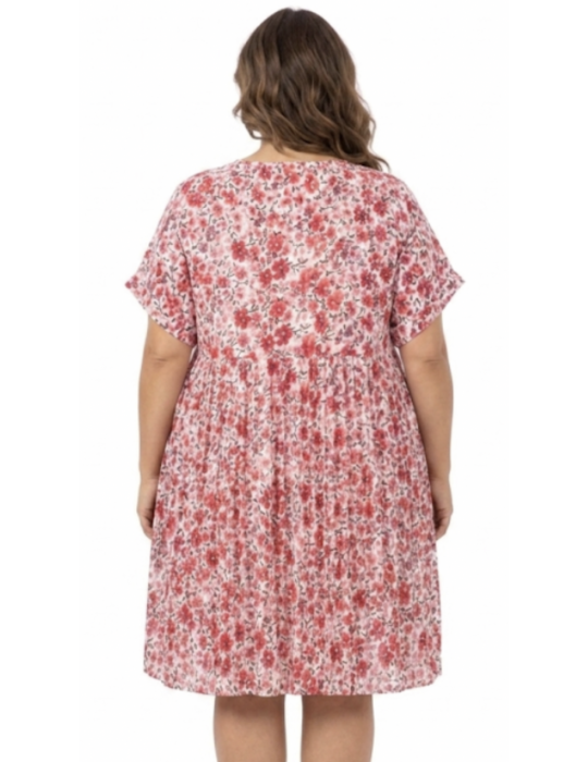 ROBE PLISSÉE FLEURS