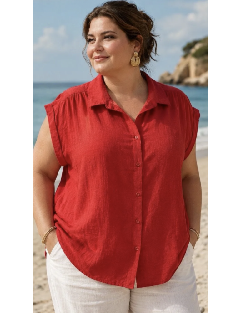 CHEMISE COTON / LIN