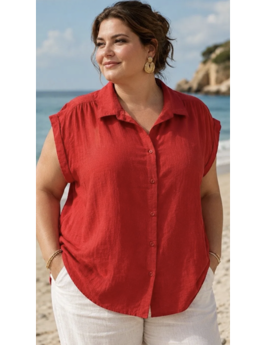 CHEMISE COTON / LIN