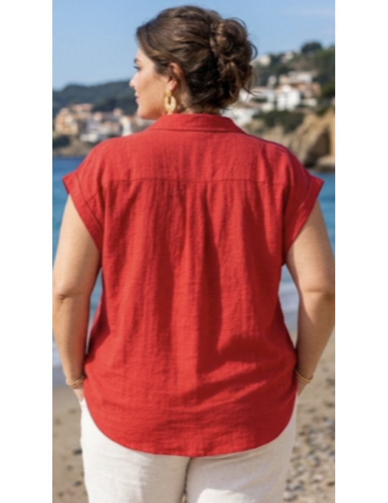 CHEMISE COTON / LIN