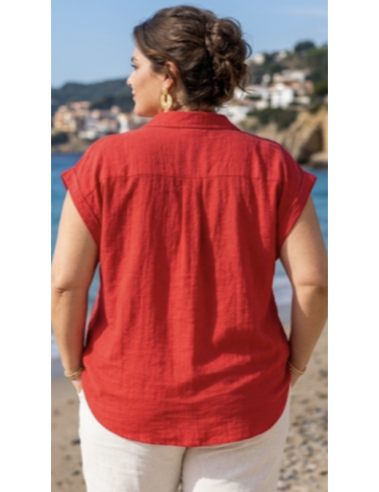 CHEMISE COTON / LIN
