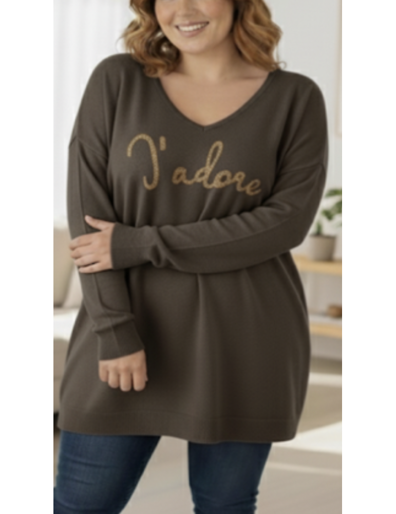 PULL J’ADORE MAILLE DOUCE