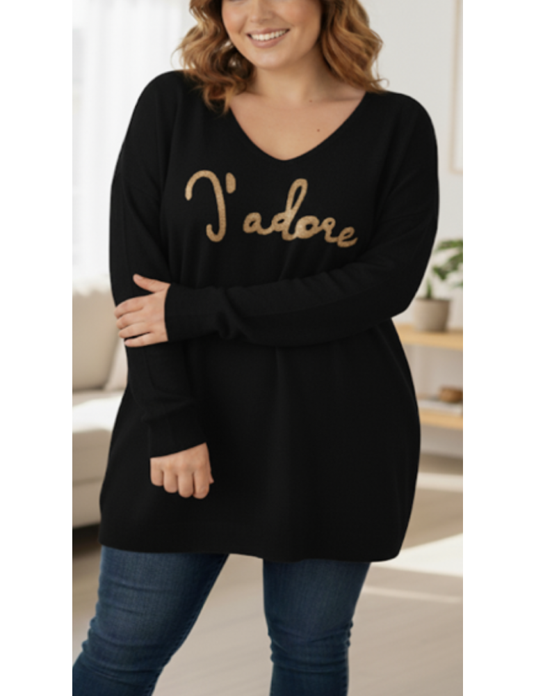 PULL J’ADORE MAILLE DOUCE