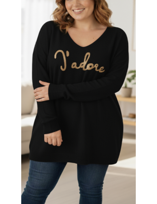 PULL J’ADORE MAILLE DOUCE
