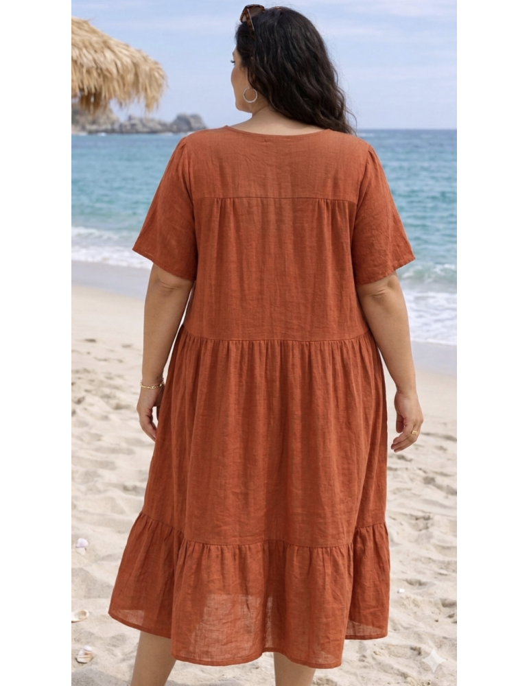 ROBE COL DENTELLE