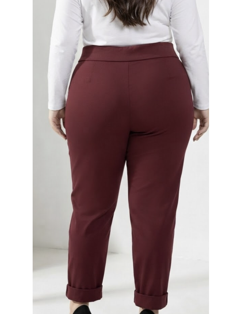 PANTALON Extensible Piment Rouge