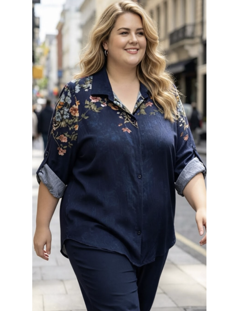 CHEMISE IMPRIMÉE TENCEL