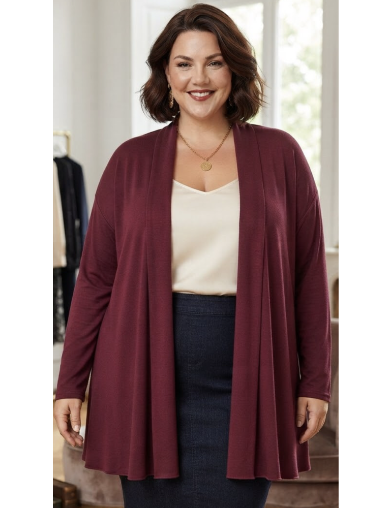 VESTE en MAILLE DOUCE