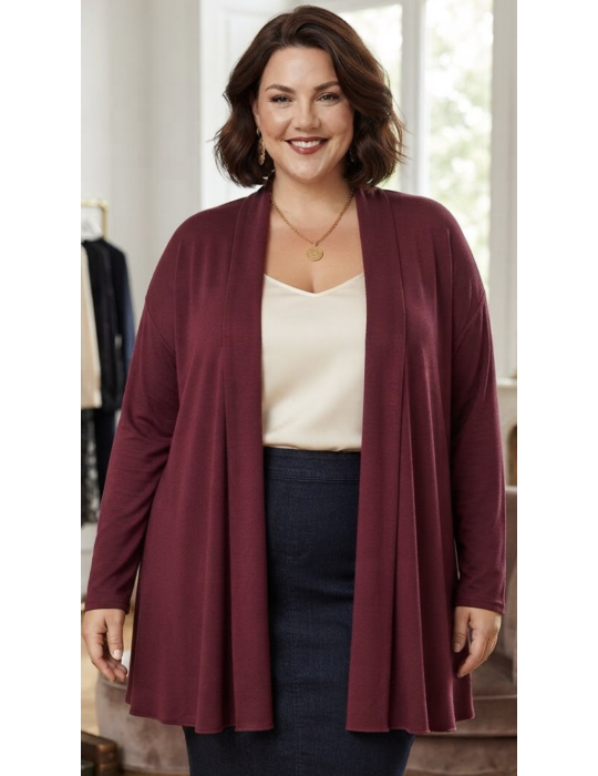 VESTE en MAILLE DOUCE