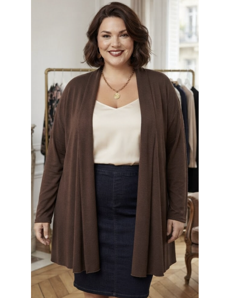 VESTE en MAILLE DOUCE