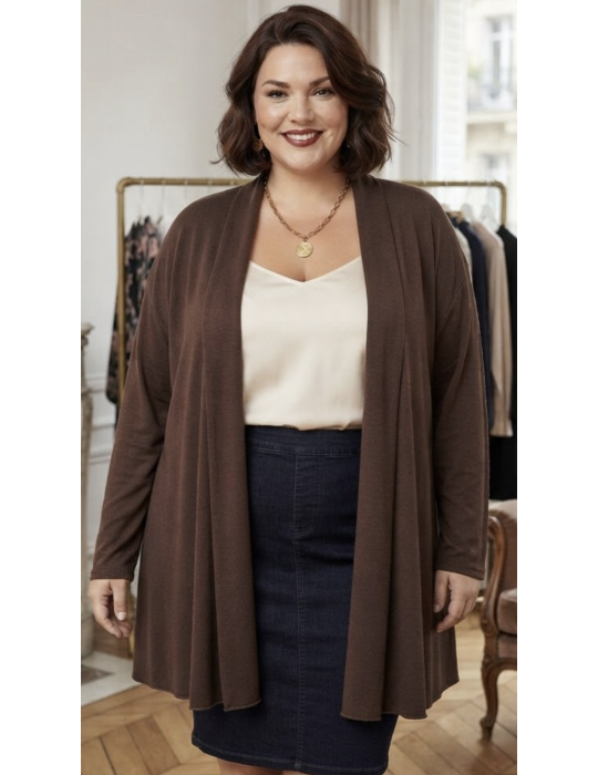 VESTE en MAILLE DOUCE