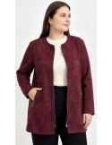 VESTE en SUÉDINE