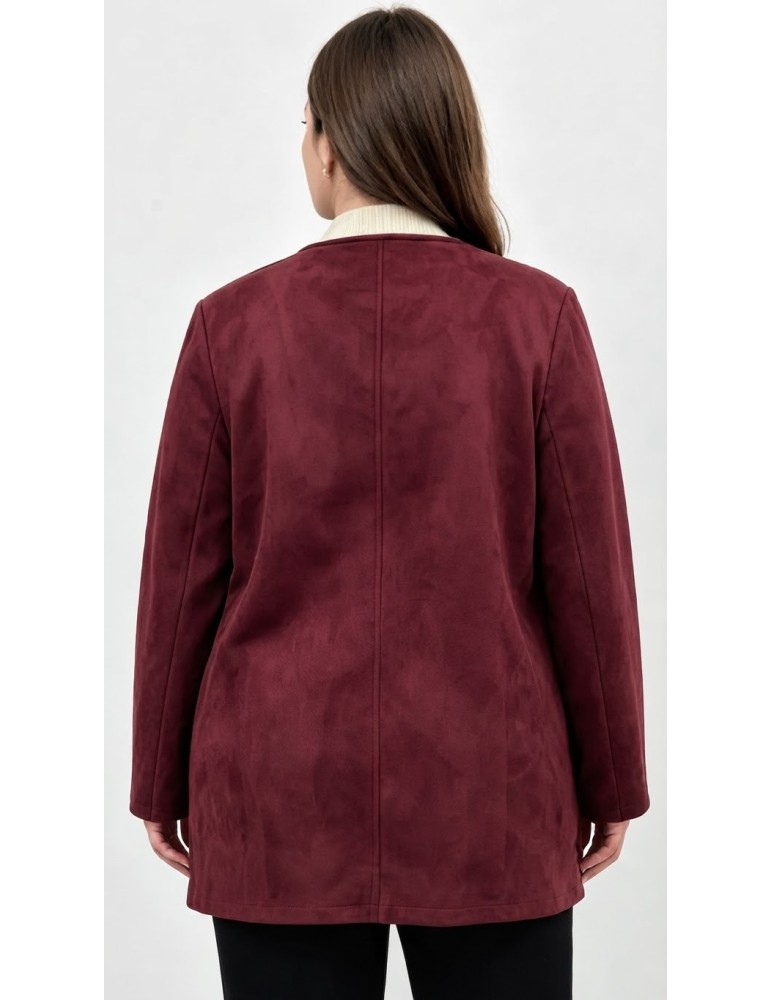 VESTE en SUÉDINE