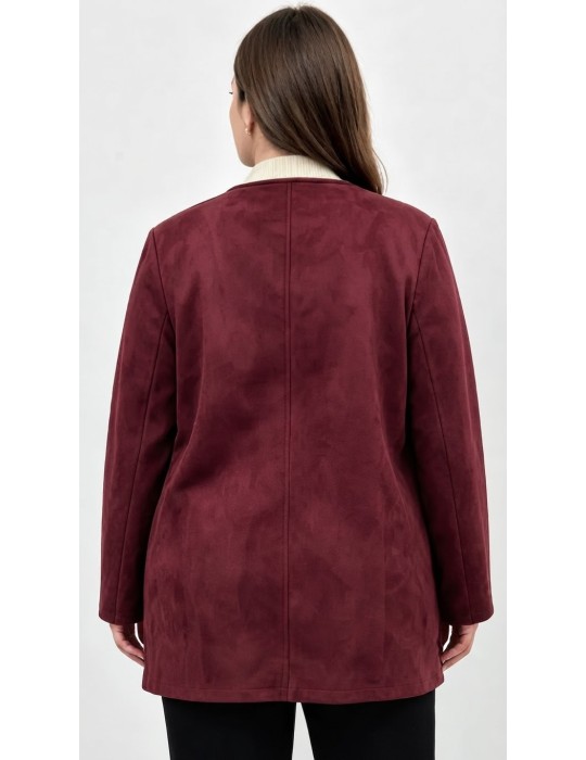 VESTE en SUÉDINE