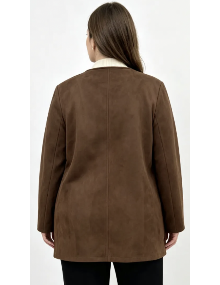 VESTE en SUÉDINE