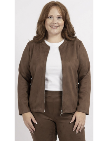 VESTE COURTE SUÉDINE