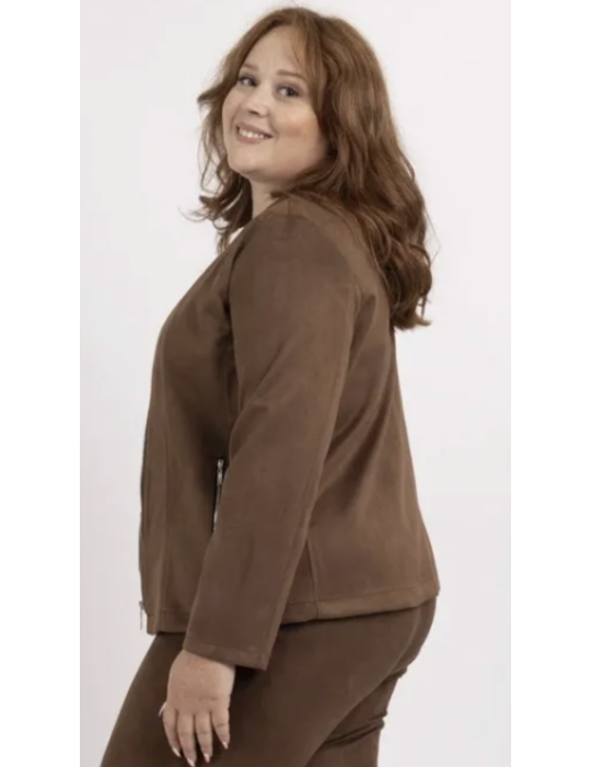 VESTE COURTE SUÉDINE