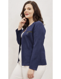 VESTE COURTE SUÉDINE