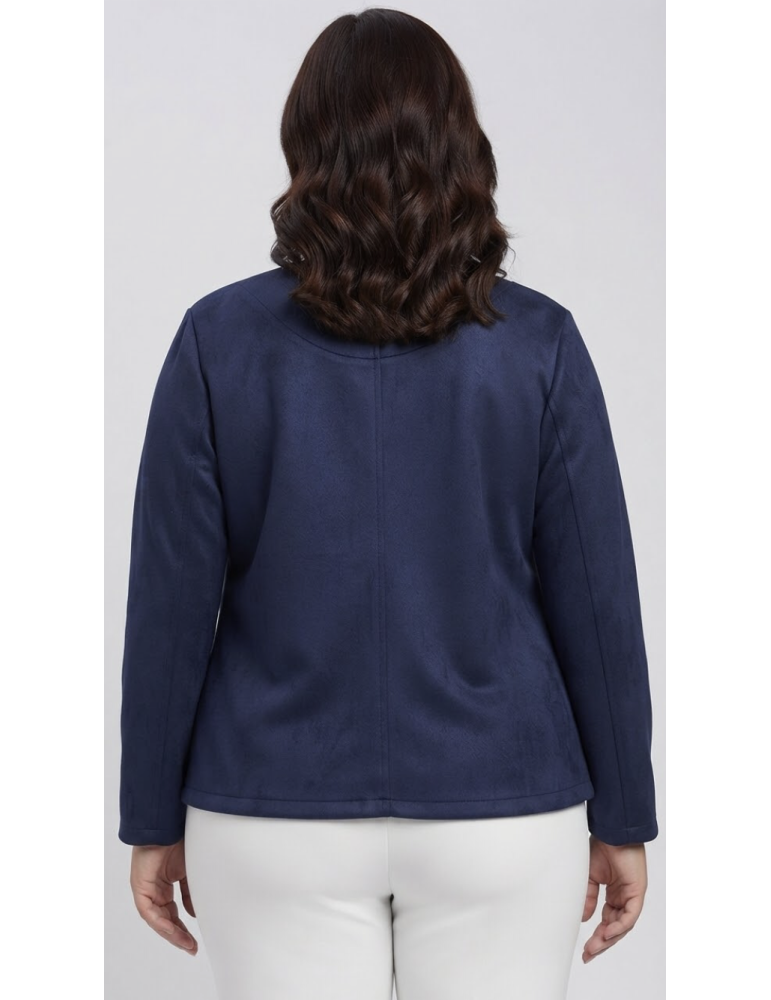 VESTE COURTE SUÉDINE