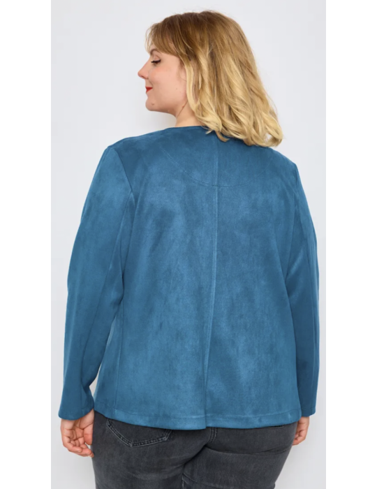VESTE COURTE SUÉDINE
