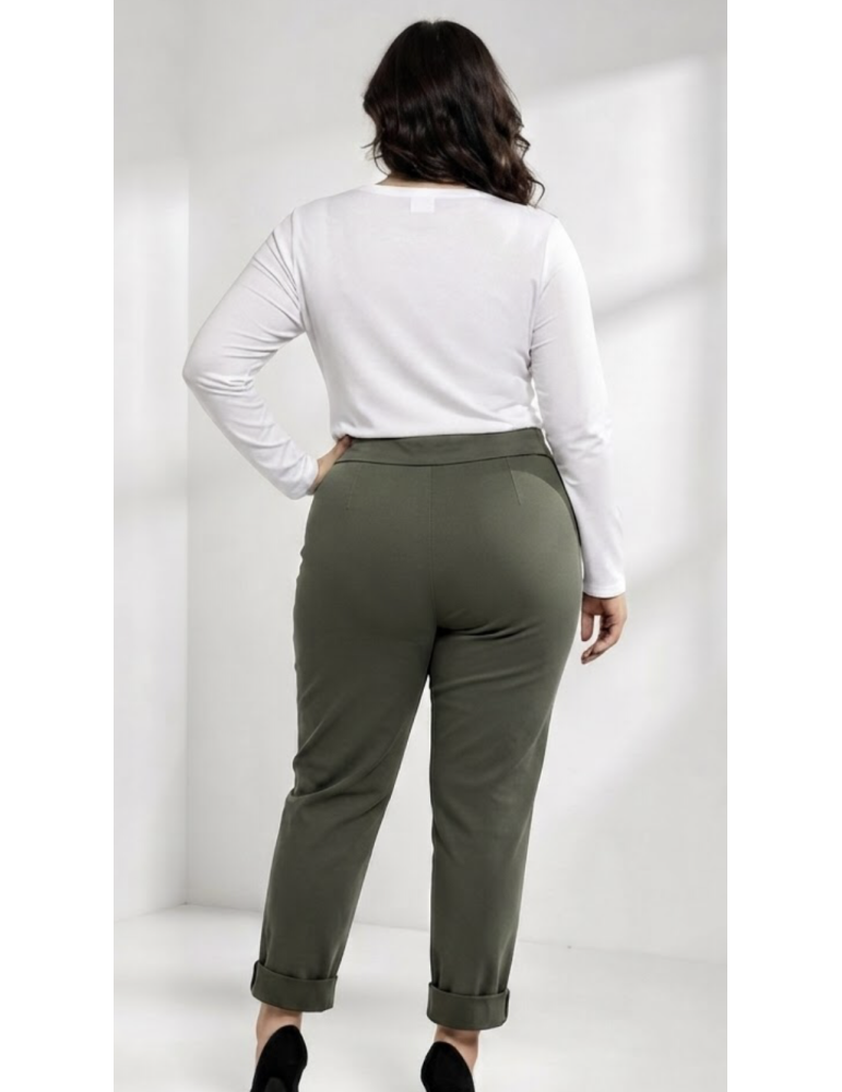 PANTALON Extensible Piment Rouge