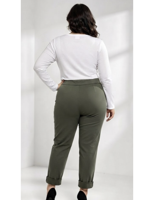 PANTALON Extensible Piment Rouge