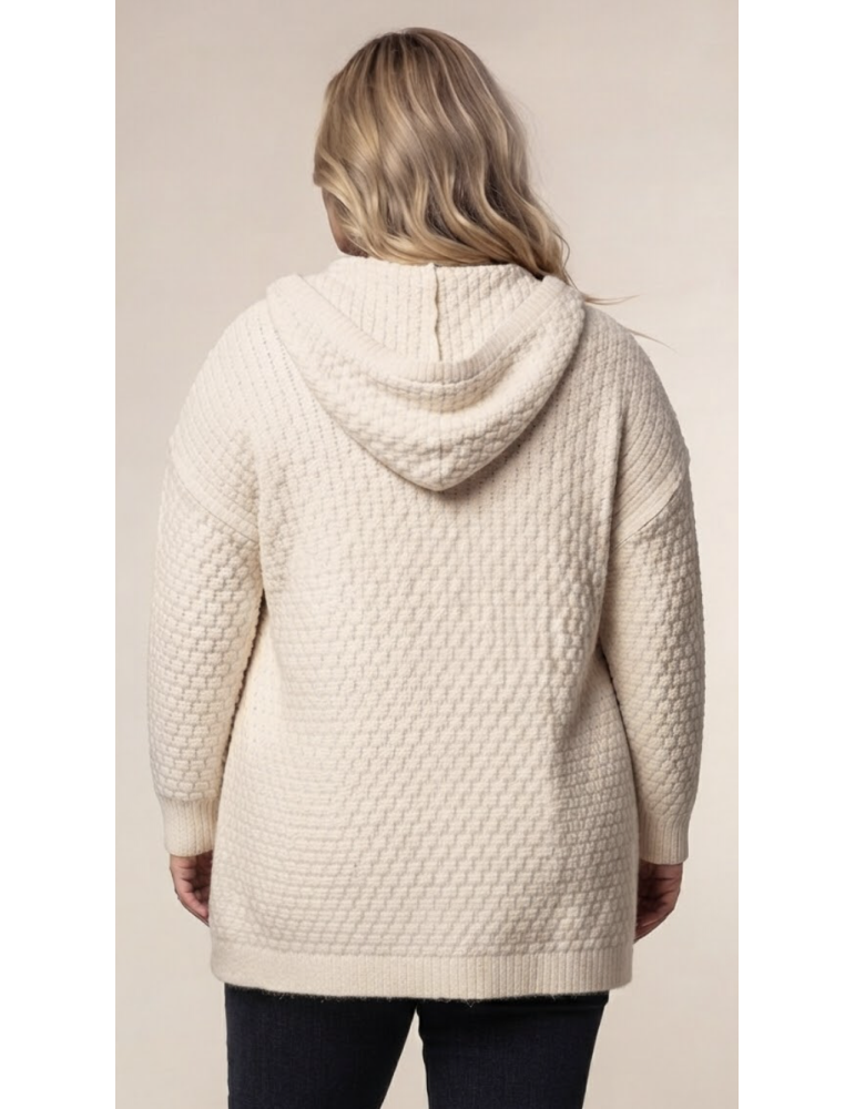 GILET LONG 20% LAINE