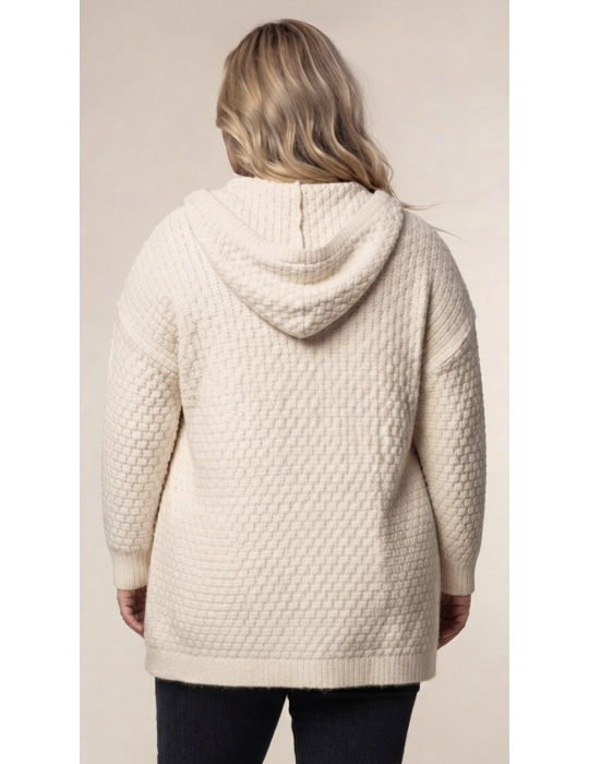 GILET LONG 20% LAINE