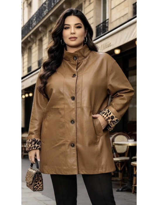 VESTE SIMILI DOUBLÉE
