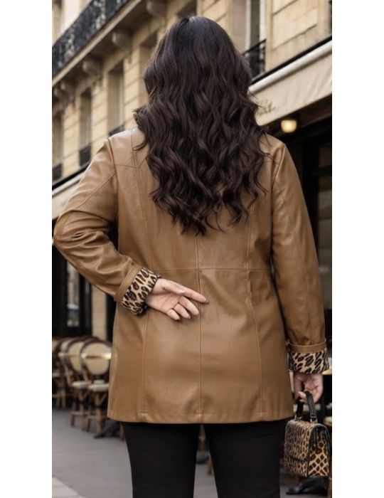 VESTE SIMILI DOUBLÉE