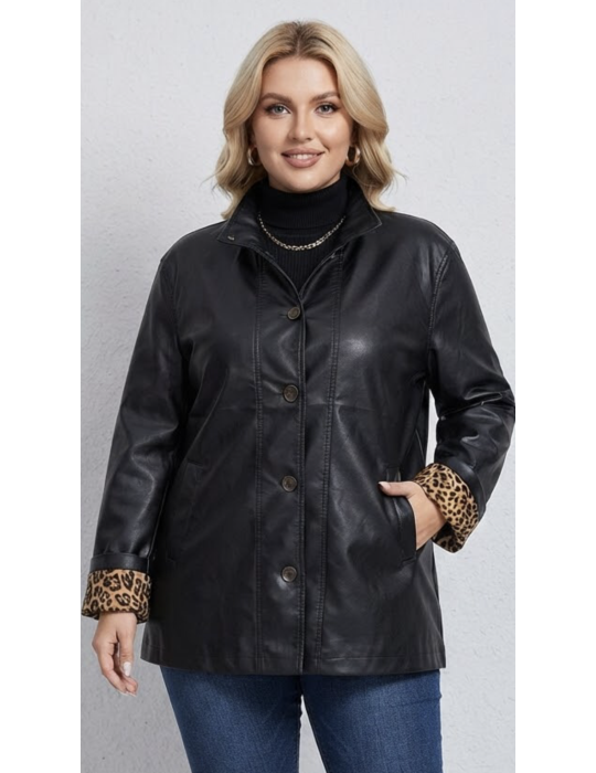 VESTE SIMILI DOUBLÉE