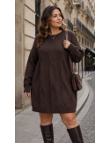 ROBE COURTE 8% CACHEMIRE